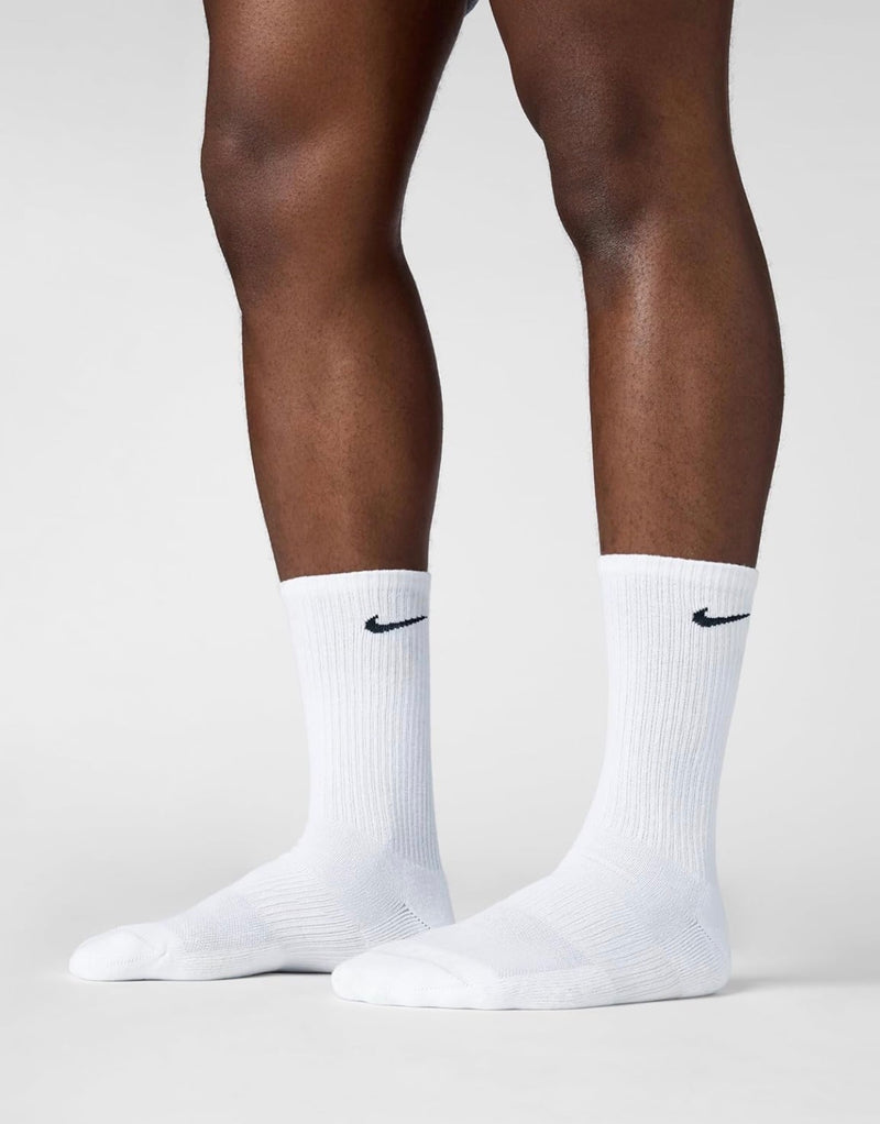 Nike Unisex Everyday Cushioned Crew Crew-trainingssocken (3 Paar)